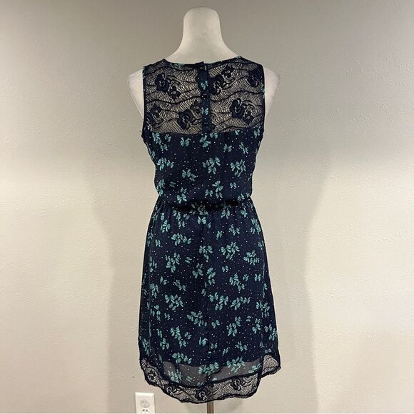 Maurice’s navy bow print Sleeveless mini Dress size small - Picture 5 of 12